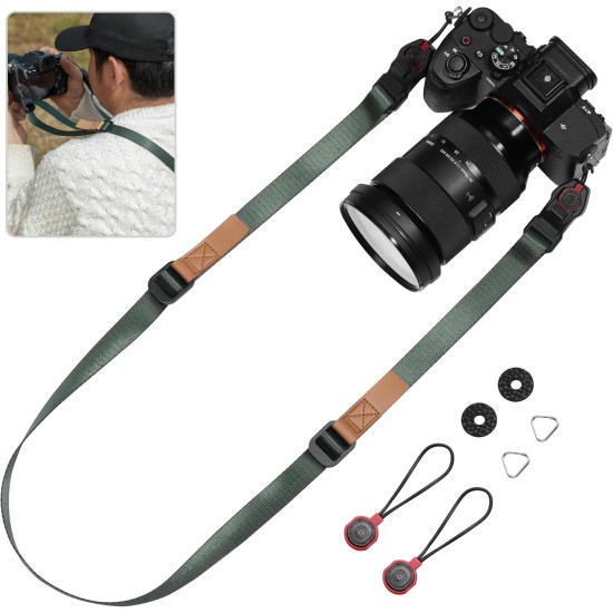 Peak Design Camera Strap(Black/Green)